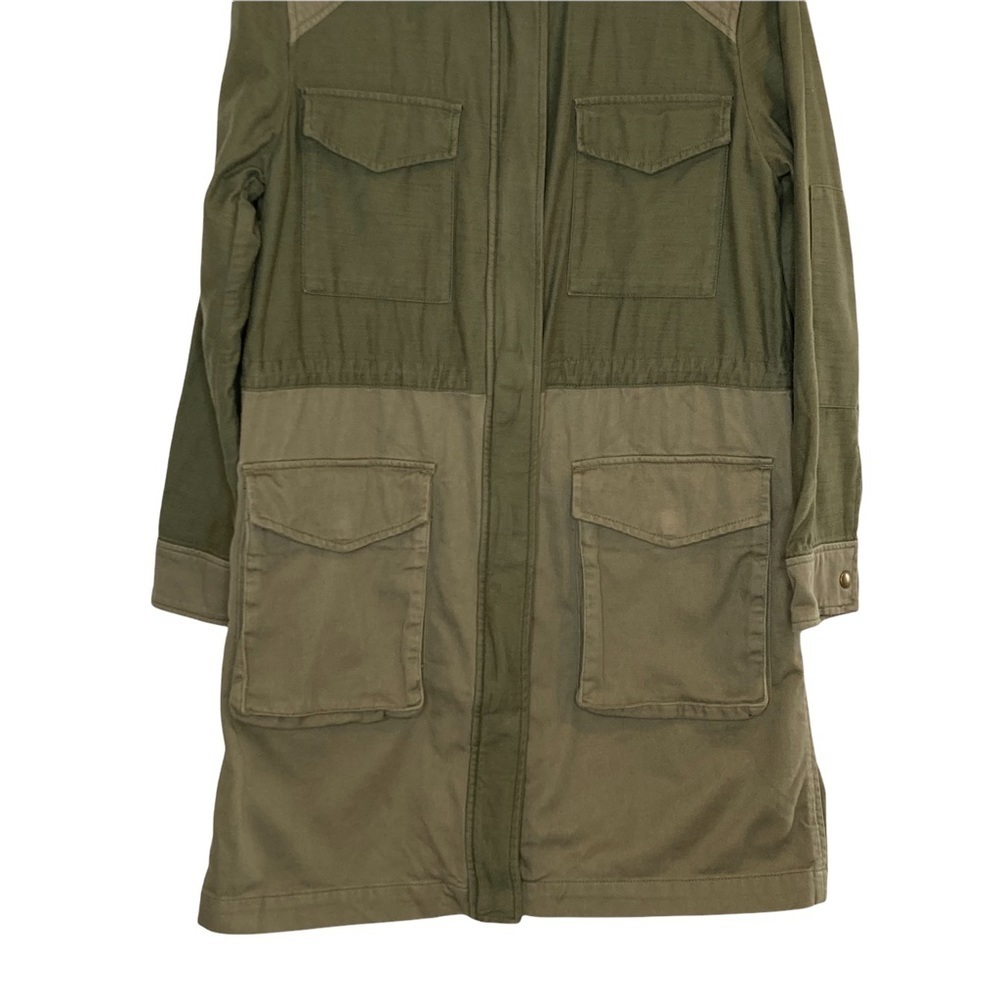 Gap Olive Green 3/4 Length Utility/Military Jacket - Picture 4 of 14